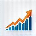 Icon representing data analytics or graph